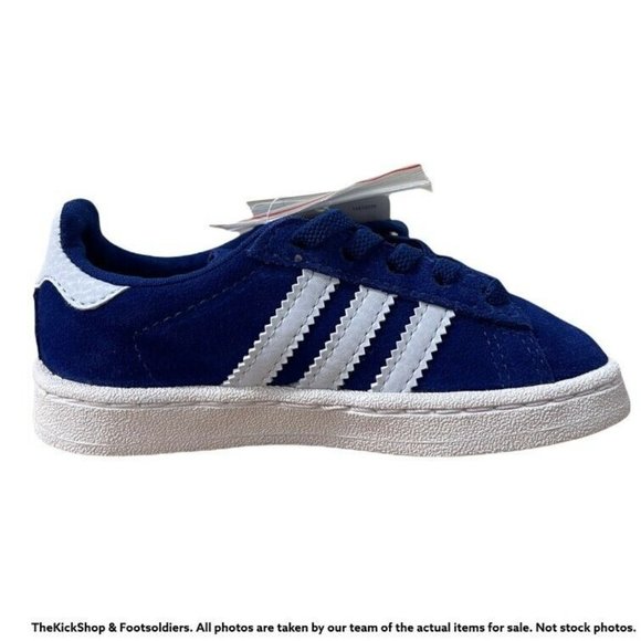 Adidas Campus El I (Blue / White) Toddler Shoes - Picture 2 of 4